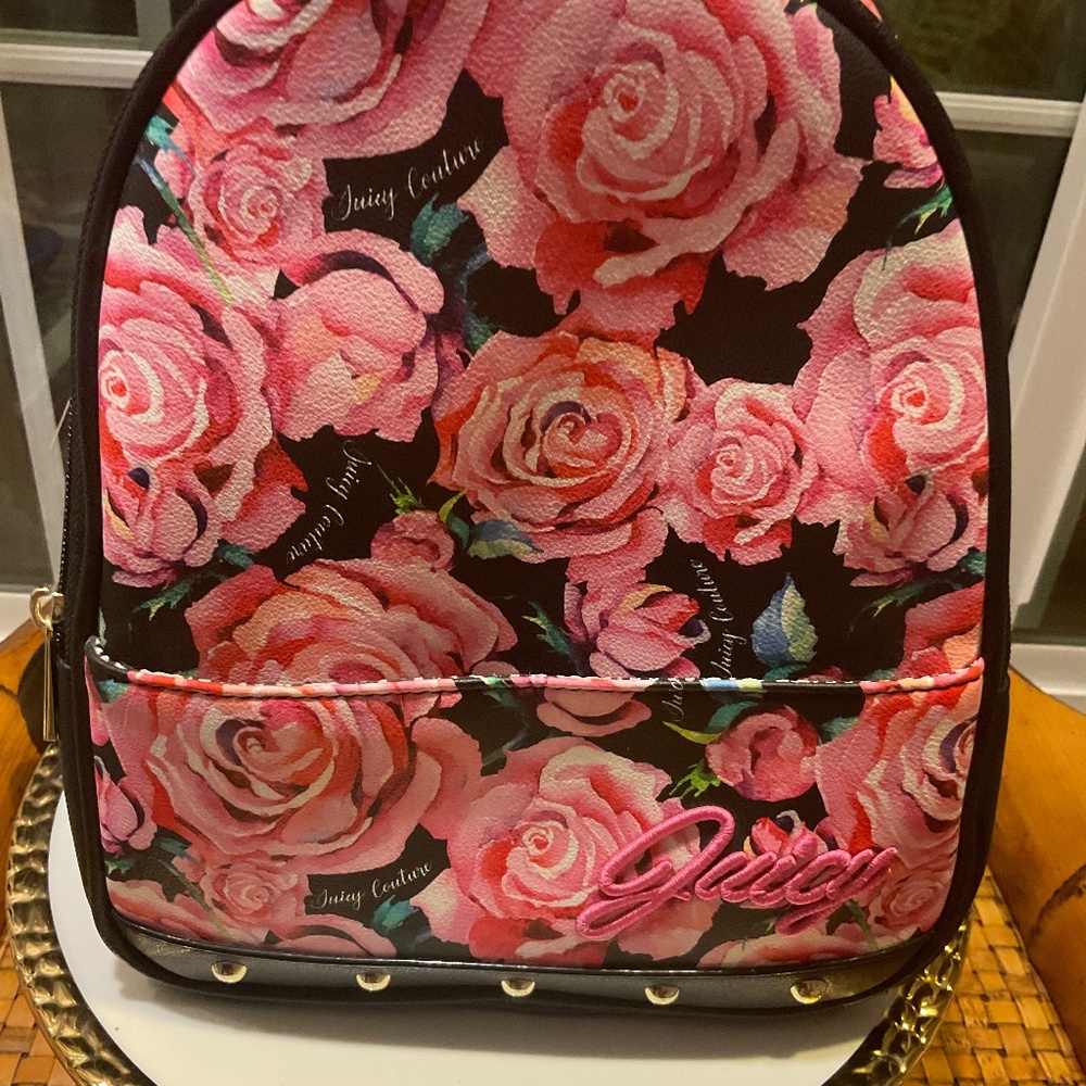 Juicy Couture In Bloom Rose Small Backpack - NWT